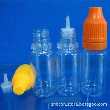 E-liquid bottle, triangle on the lids, double insurance for sealing up, 10mL/20mL/30mL for choice